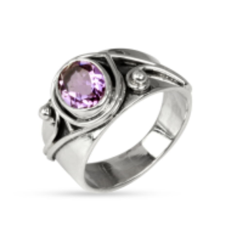 Artisan Handmade Amethyst Ring